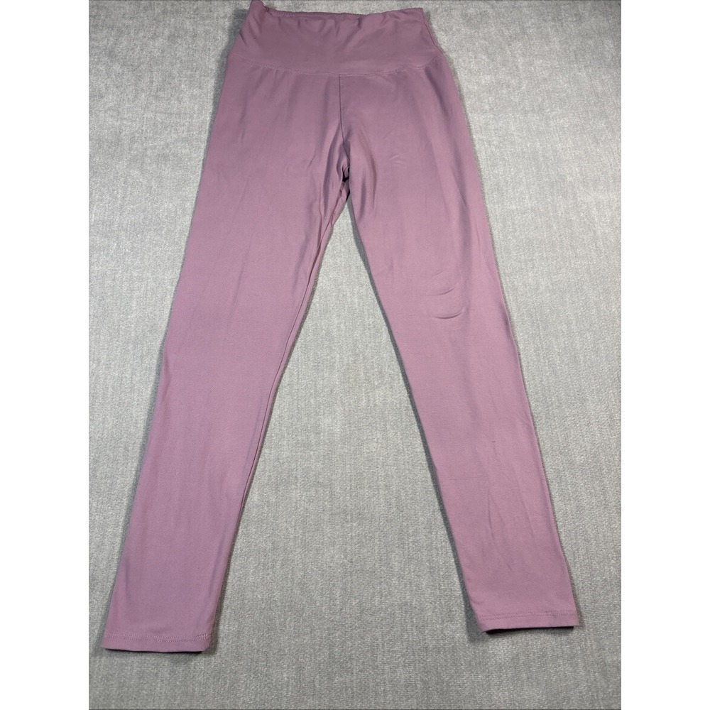 Unbranded Womens Small Medium Lilac Purple High Rise Ankle Leggings Activewear